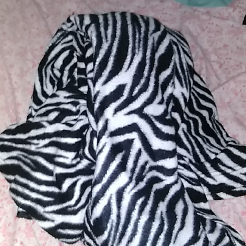 Large Zebra Print Snuggie